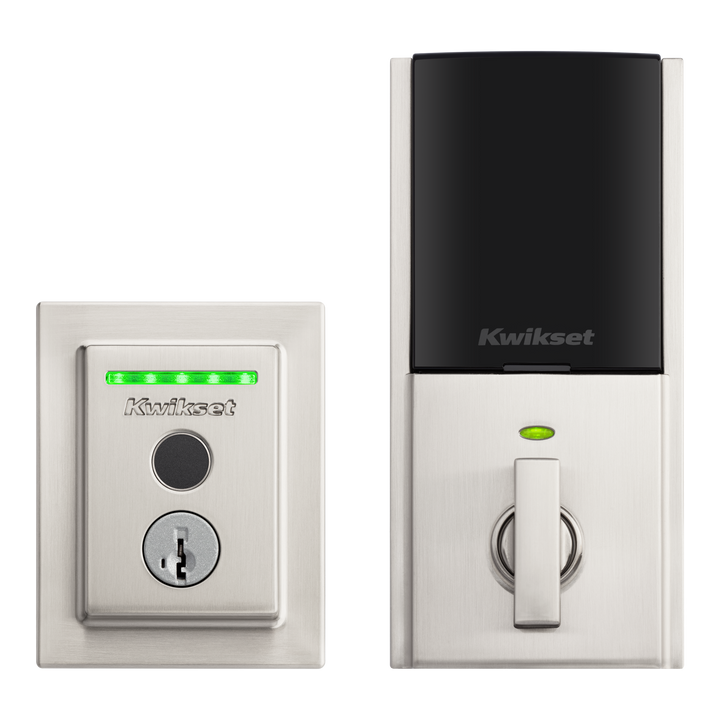 Cerradura Inteligente Kwikset Halo Touch Niquel Satinado | WiFi y Huella Dactilar
