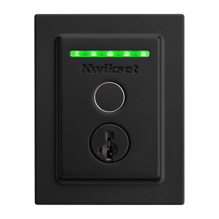 Cerradura Inteligente Kwikset Halo Touch Negro | WiFi y Huella Dactilar