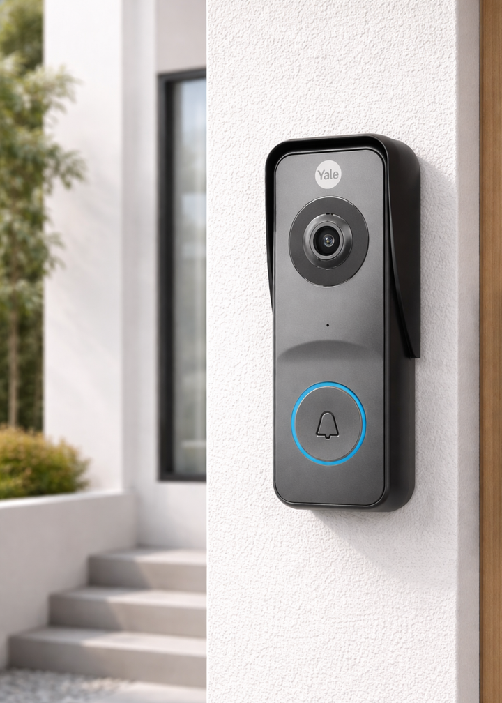 Video Timbre / Videoportero LUMO Yale – Timbre Inteligente con Cámara WiFi.