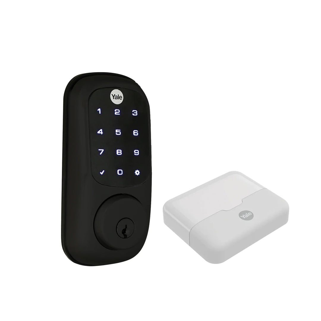 Cerradura Inteligente Yale YRD226 Negro - Con Hub y Módulo Incluido