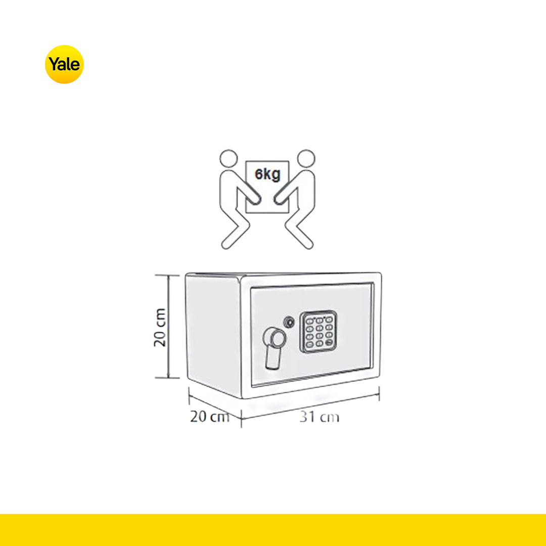Caja Fuerte Chica Yale - Seguridad Hogar y Oficina.