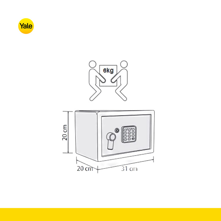 Caja Fuerte Chica Yale - Seguridad Hogar y Oficina.