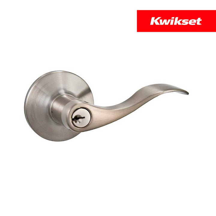 Manija Queen Kwikset para Entrada - Acabado Níquel Satinado