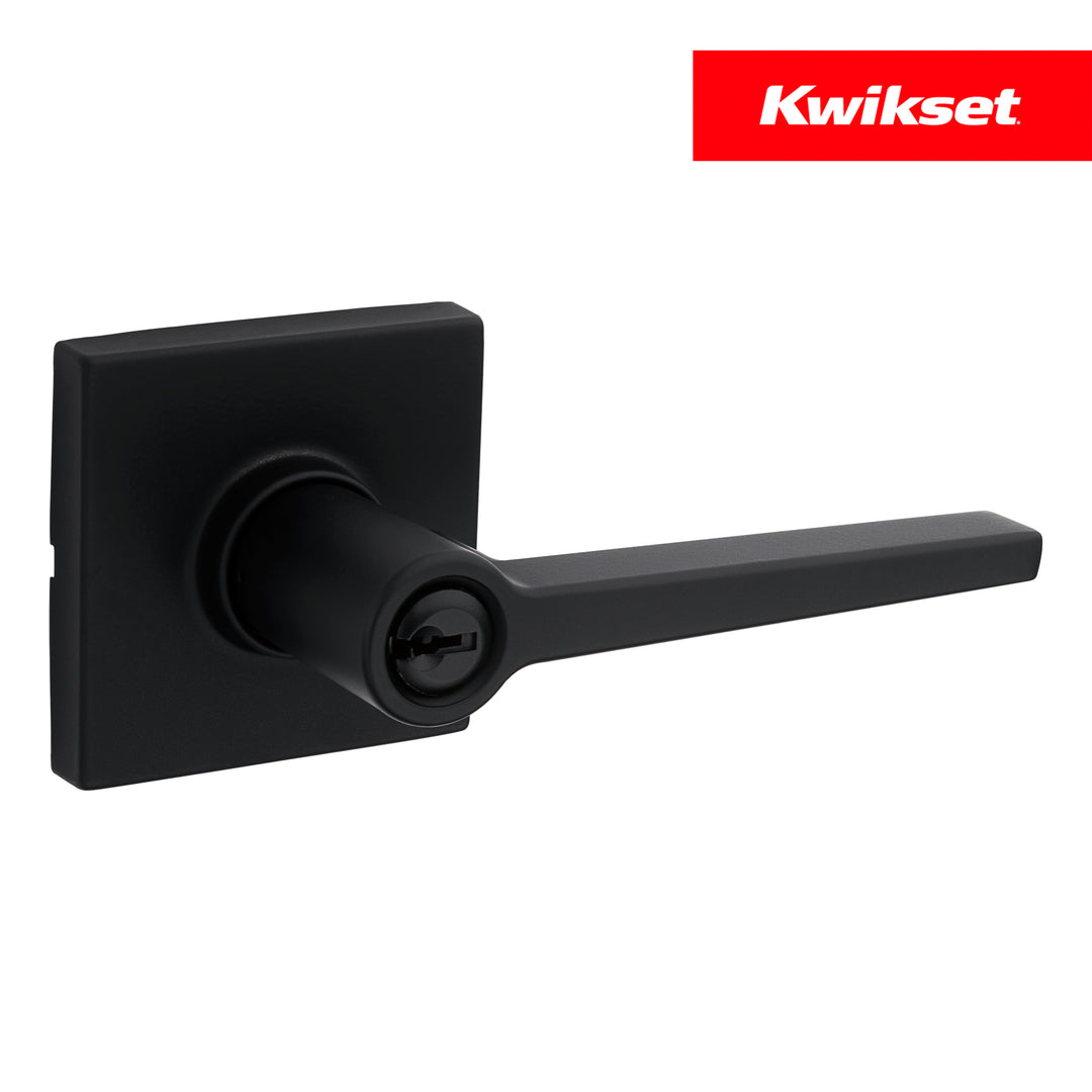 Manija Daylon Kwikset para Entrada - Acabado Negro