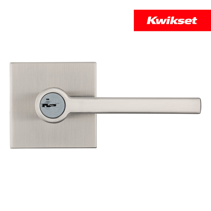 Manija Halifax Kwikset Signature Series para Entrada - Acabado Níquel Satinado
