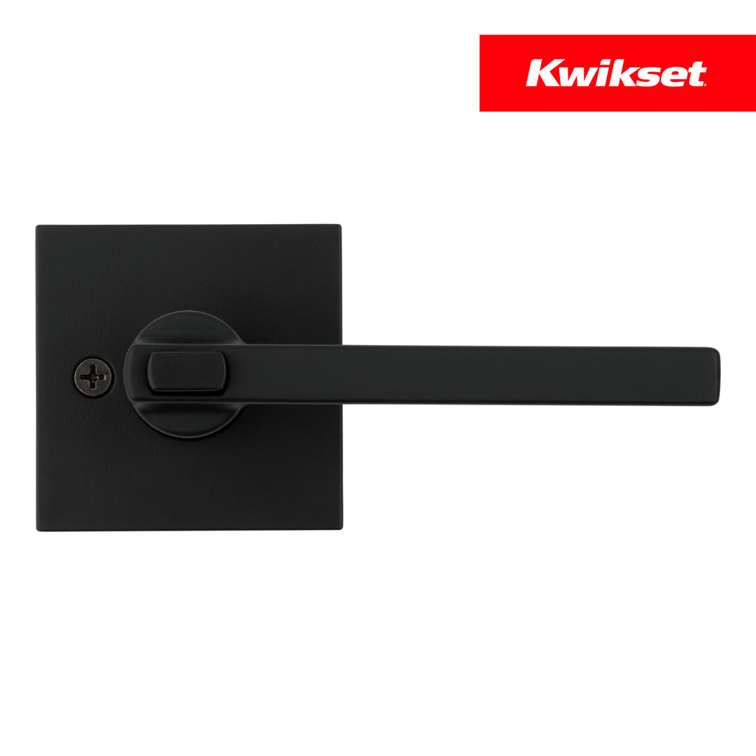 Manija Halifax Kwikset Signature Series para Entrada - Acabado Negro