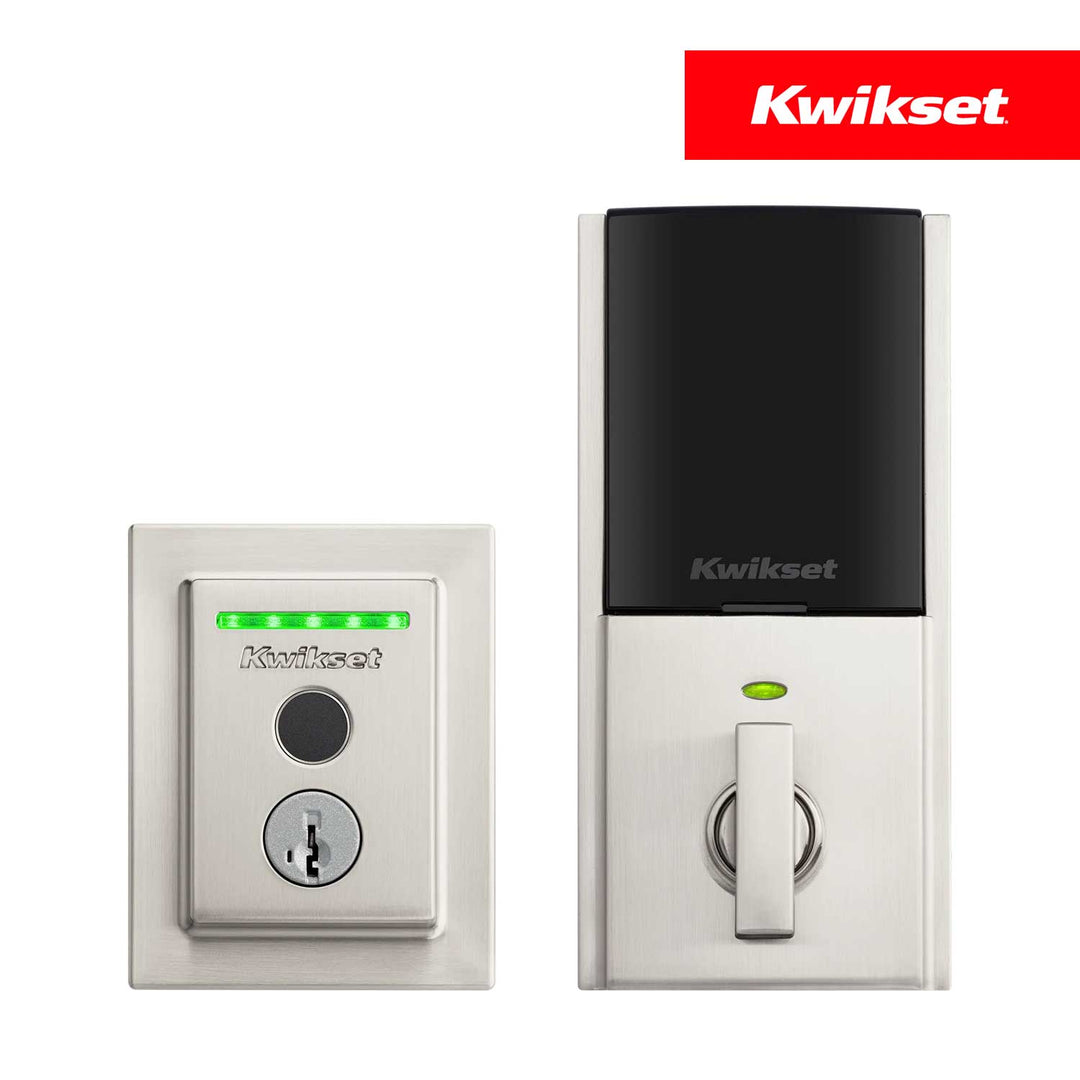 Cerradura Inteligente Kwikset Halo Touch Niquel Satinado | WiFi y Huella Dactilar