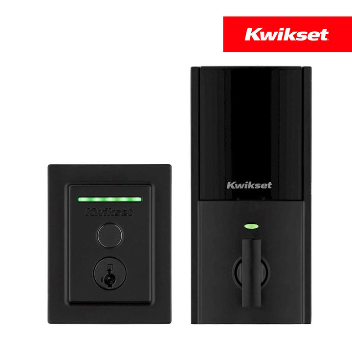 Cerradura Inteligente Kwikset Halo Touch Negro | WiFi y Huella Dactilar